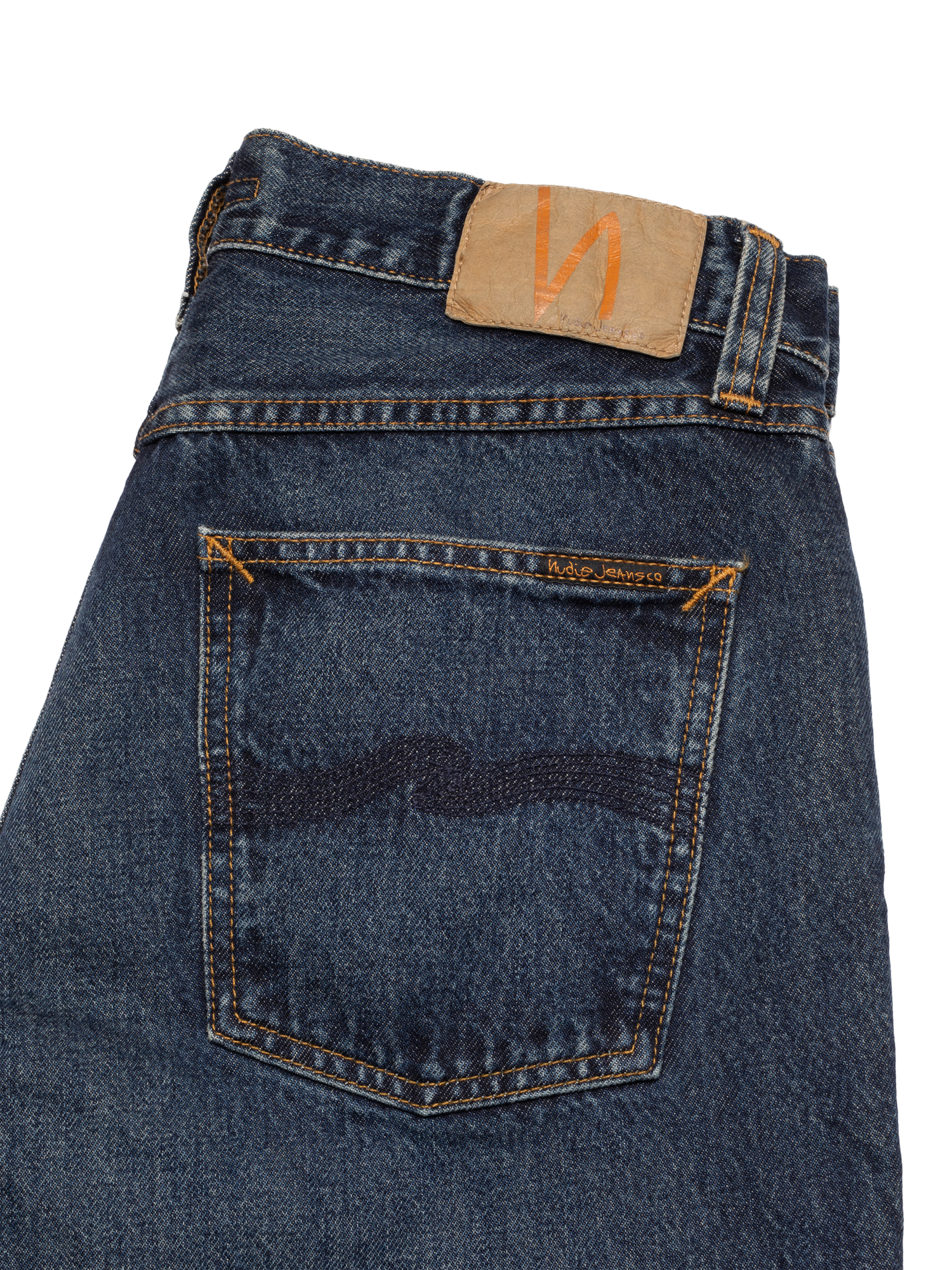 Product image 3 of 7, which shows Nudie Jeans Rad Rufus Slim Fit Jeans, Blue Soil, 30S