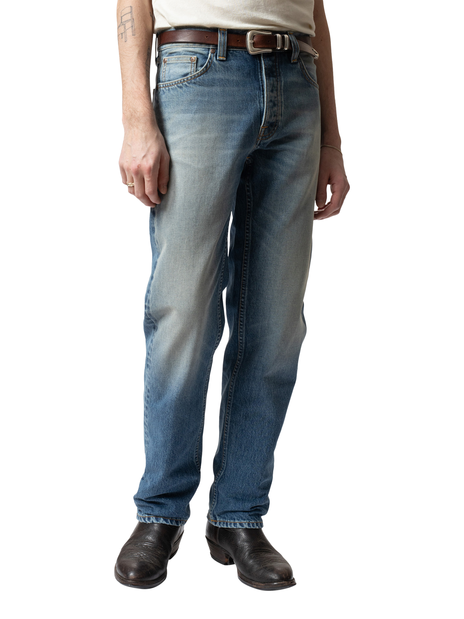 Product image 3 of 4, which shows Nudie Jeans Rad Rufus Jeans, Summer Shadow, 30S