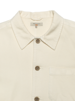 Nudie Jeans Barney Worker Jacket, Ivory - view 2, Ivory