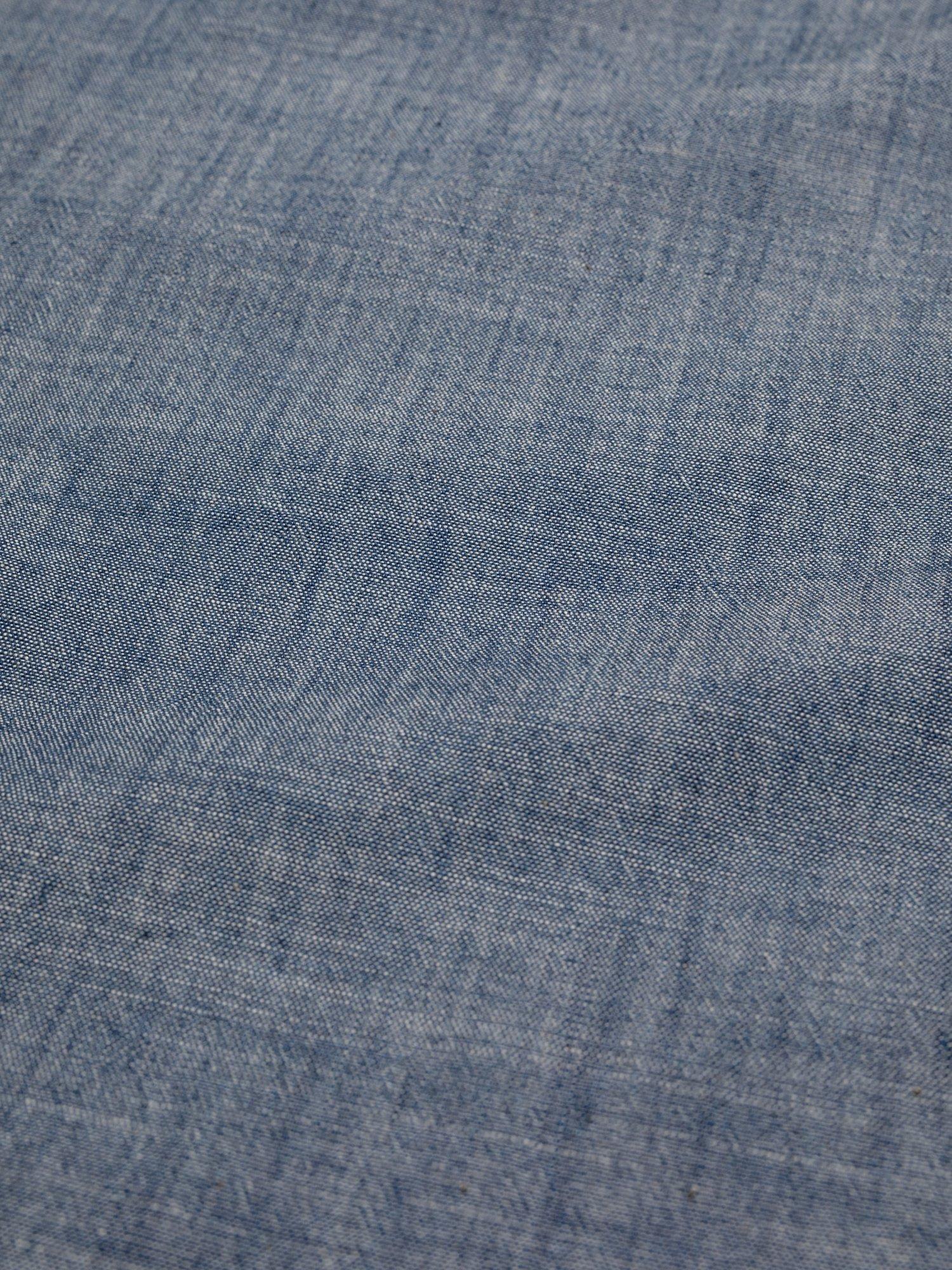 Product image 4 of 5, which shows Nudie Jeans Lance Cotton Regular Fit Shirt, Blue, M