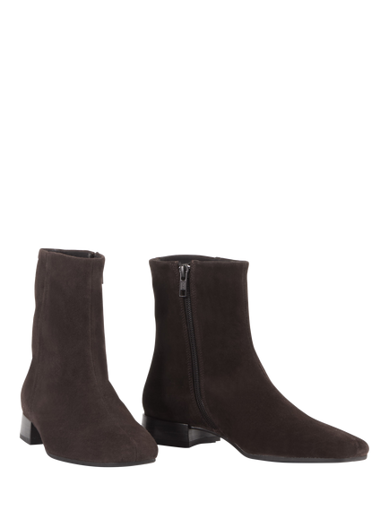 Vagabond Shoemakers Mona Suede Flat Boots, Brown - view 2, Brown