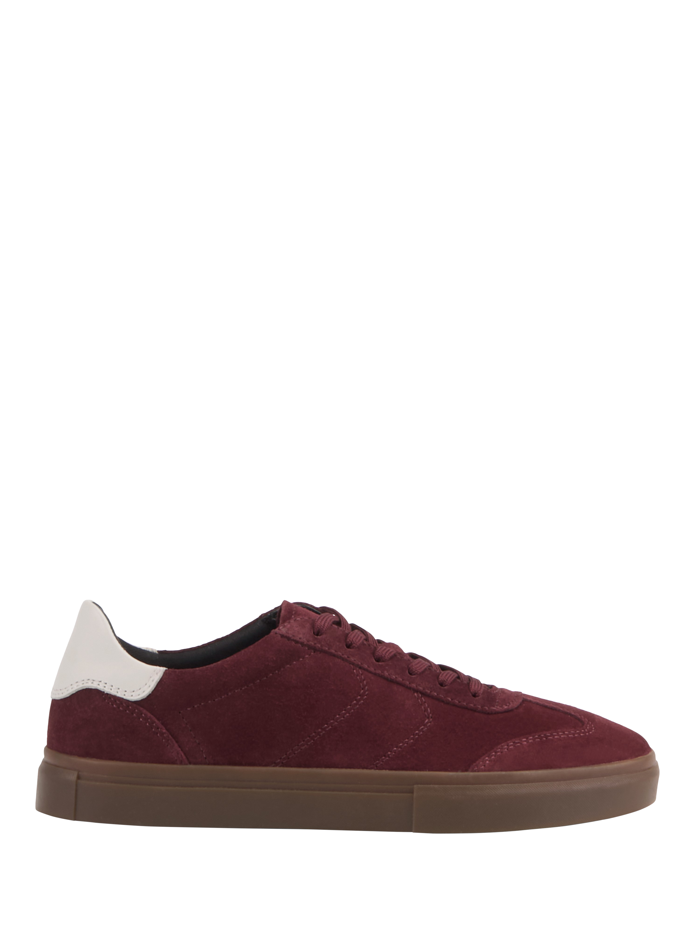 Product image 1 of 3, which shows Vagabond Shoemakers Cody Suede Trainers, Burgundy, 4