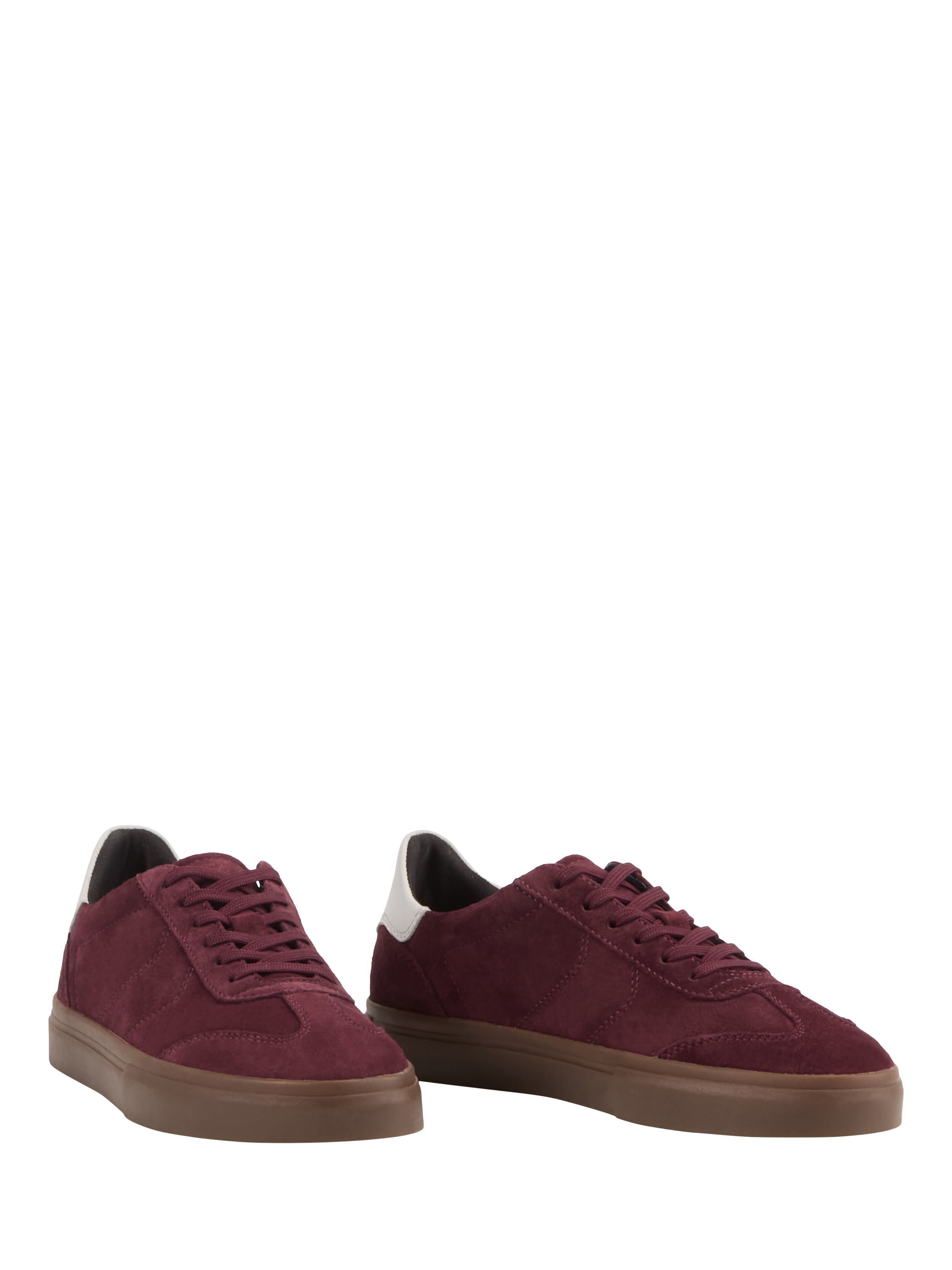 Product image 2 of 3, which shows Vagabond Shoemakers Cody Suede Trainers, Burgundy, 4