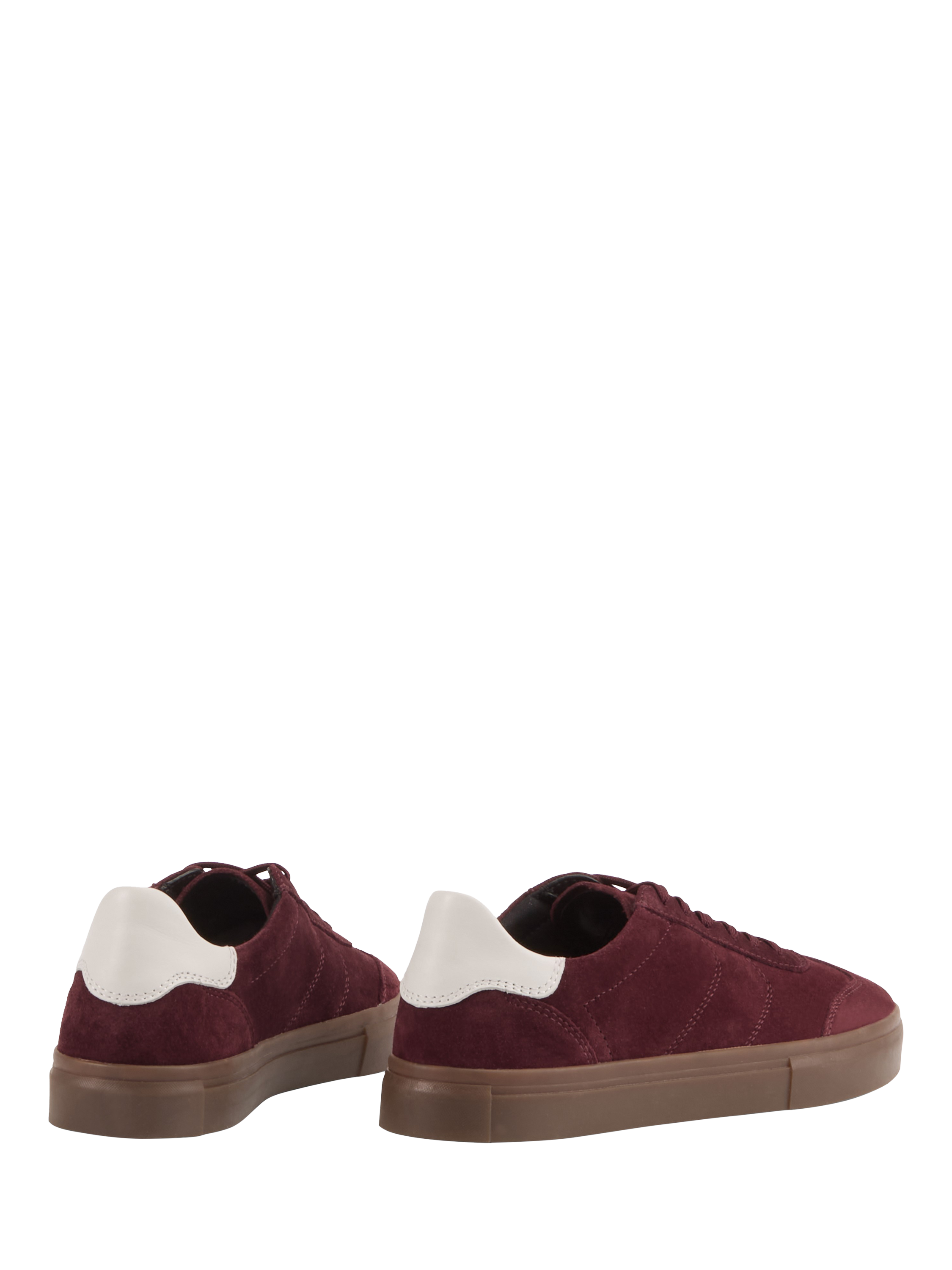 Product image 3 of 3, which shows Vagabond Shoemakers Cody Suede Trainers, Burgundy, 4