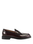 Vagabond Shoemakers Linn Cherry Leather Penny Loafers