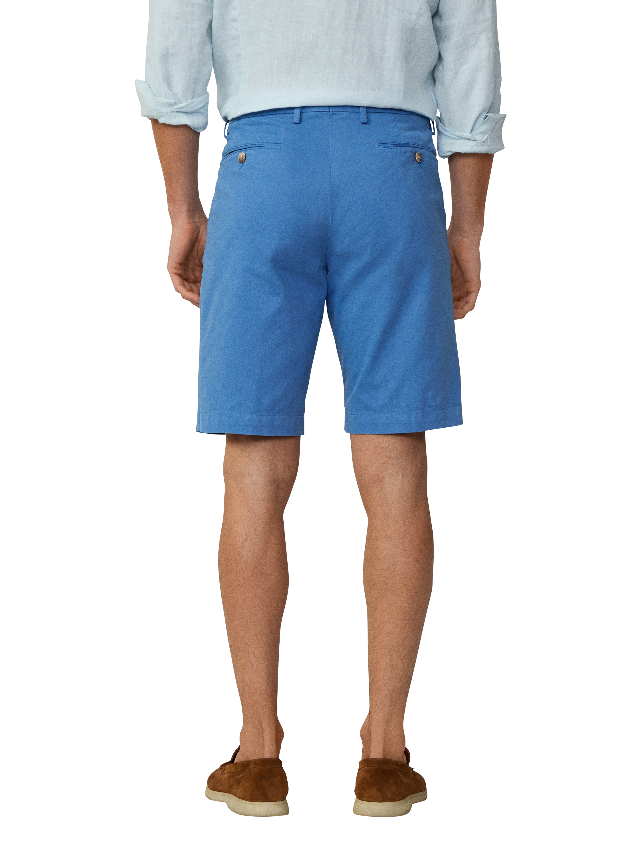 Product image 3 of 7, which shows Hackett London Classic Fit Sanderson Shorts, Sea Blue, 28