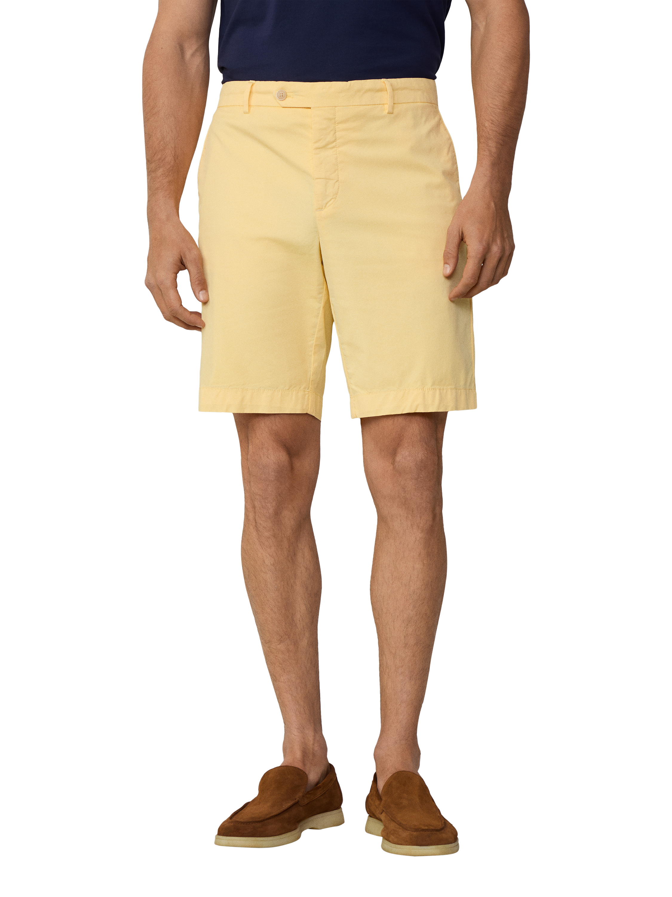 Product image 1 of 7, which shows Hackett London Kensington Slim Fit Shorts, Soft Yellow, 28