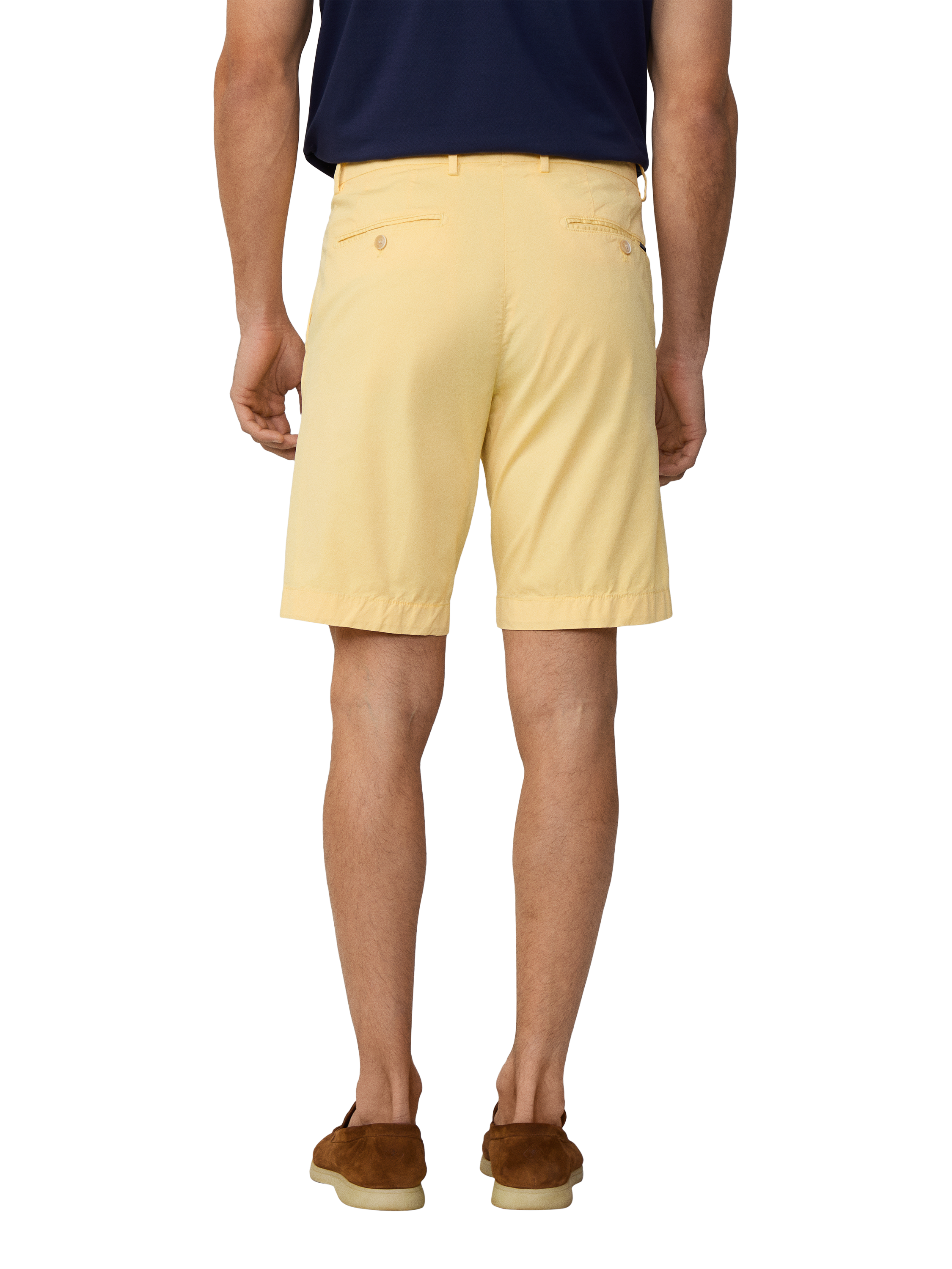 Product image 3 of 7, which shows Hackett London Kensington Slim Fit Shorts, Soft Yellow, 28