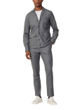 Hackett London Regular Fit Wool Blend Suit Trousers, Granite Grey, Granite Grey