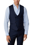 Hackett London Italian Wool Waistcoat, Navy, Navy