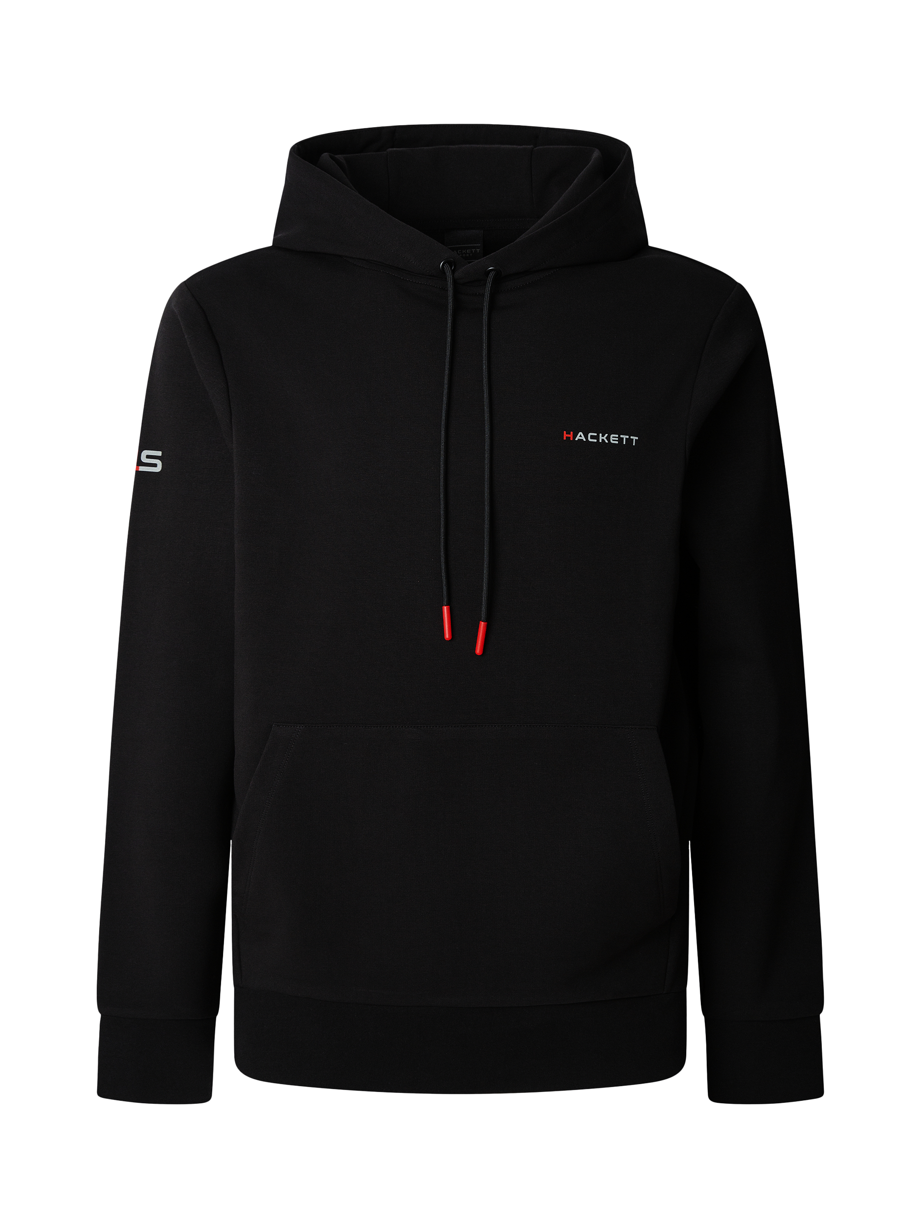 Product image 6 of 7, which shows Hackett London Sport Cotton Blend Hoodie, Black, XS