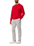 Hackett London Sport Cotton Blend Jumper, Race Red