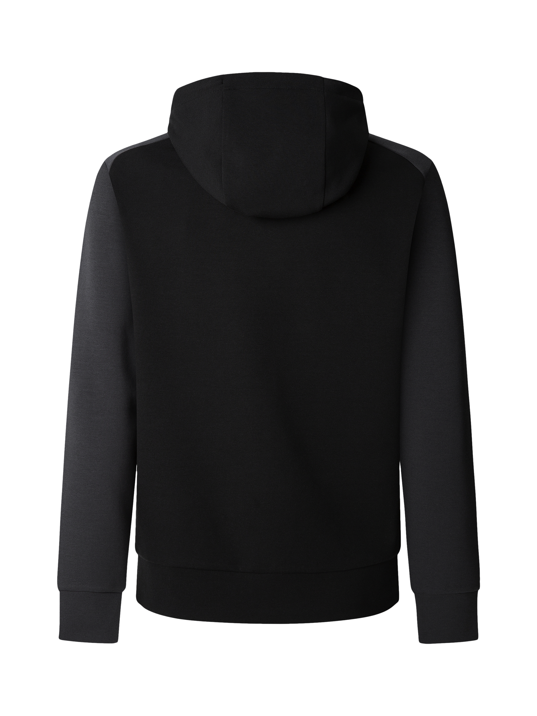 Product image 6 of 6, which shows Hackett London Cotton Blend Multi Panel Hoodie, Black, XXXL