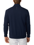 Hackett London Sport Zip Front Cotton Blend Jacket, Navy