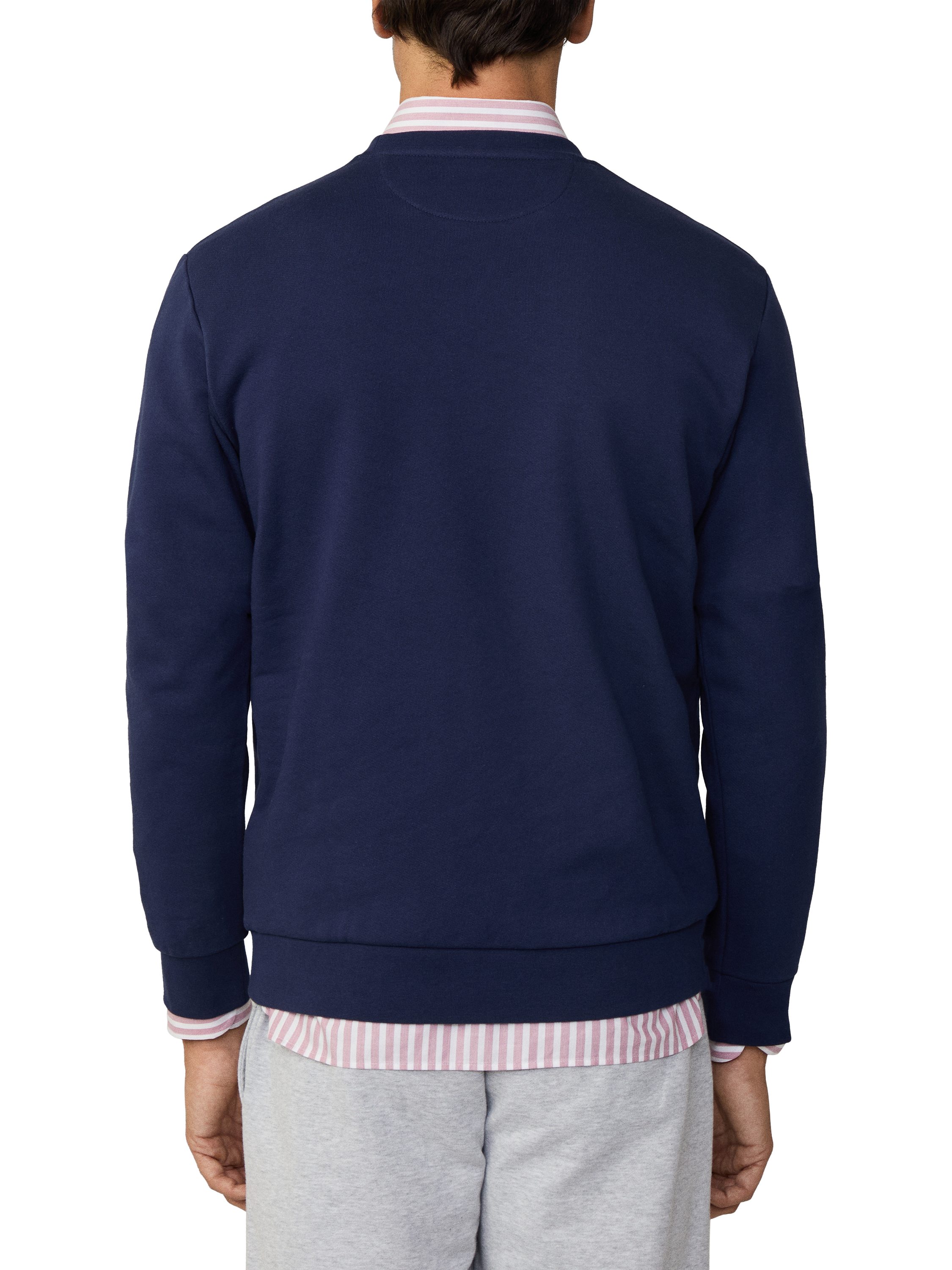 Product image 3 of 6, which shows Hackett London Heritage Branded Cotton Sweatshirt, Ink Blue, XXL