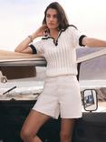 Mint Velvet Pure Cotton Short Sleeve Polo Shirt