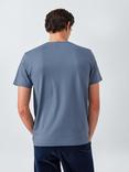John Lewis Supima Cotton Regular Fit Crew Neck T-Shirt, Flint Stone