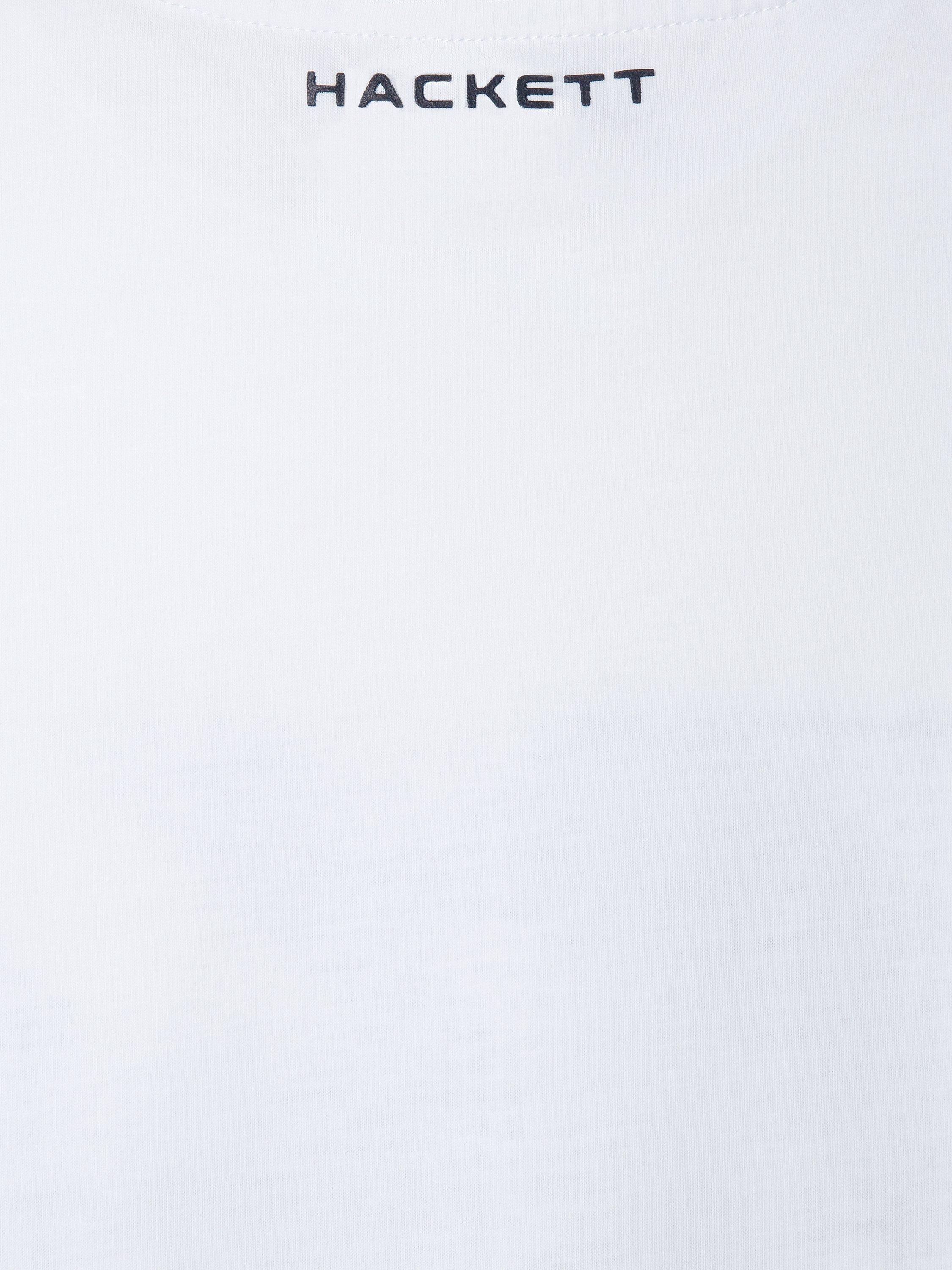 Product image 4 of 4, which shows Hackett London Kids' Cotton Logo Print T-Shirt, White, 15 years