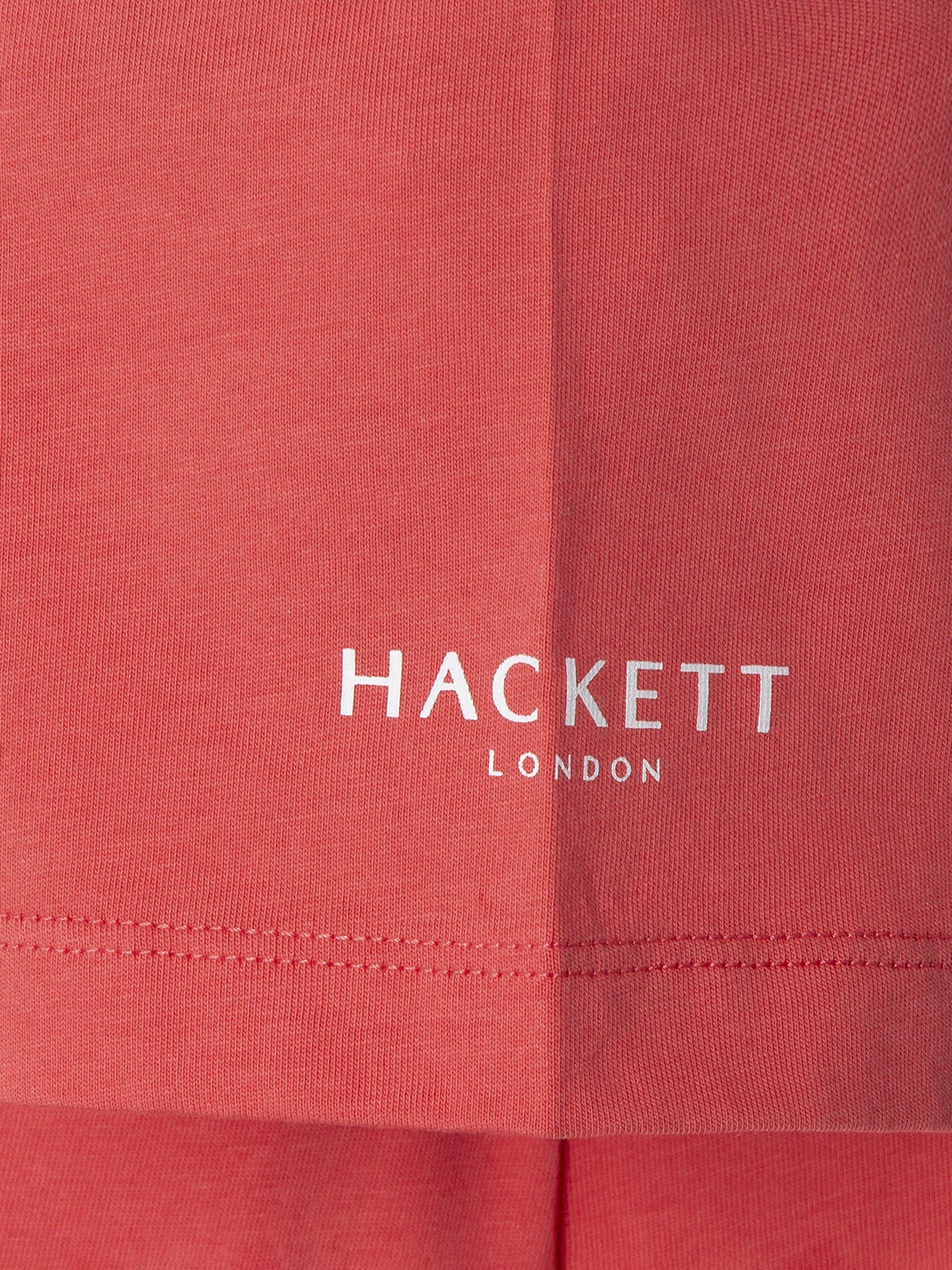 Product image 4 of 4, which shows Hackett London Kids' Cotton Logo T-Shirt, Coral Pink, 2 years
