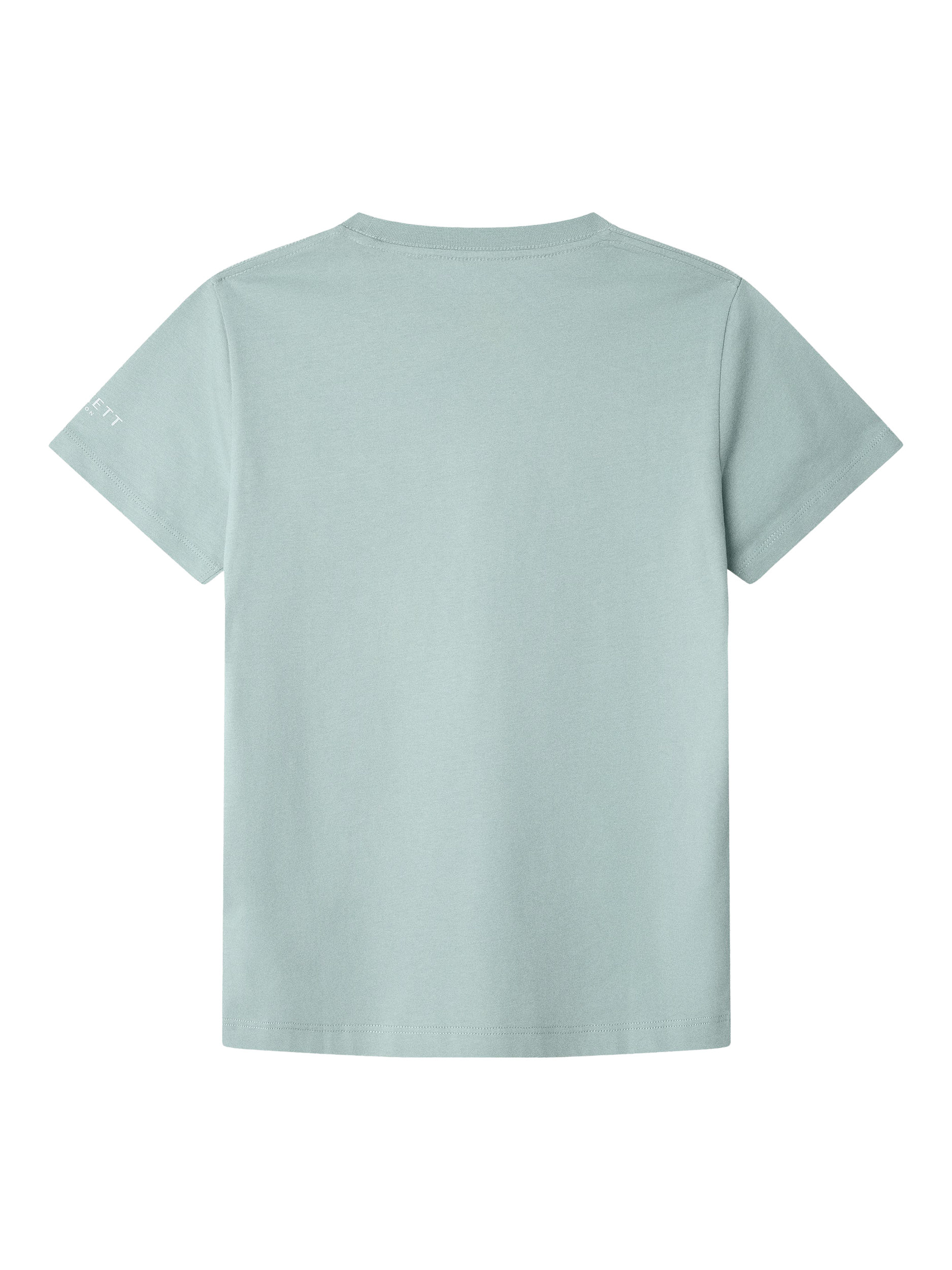 Product image 2 of 4, which shows Hackett London Kids' Cotton Logo T-Shirt, Menthol Green, 2 years