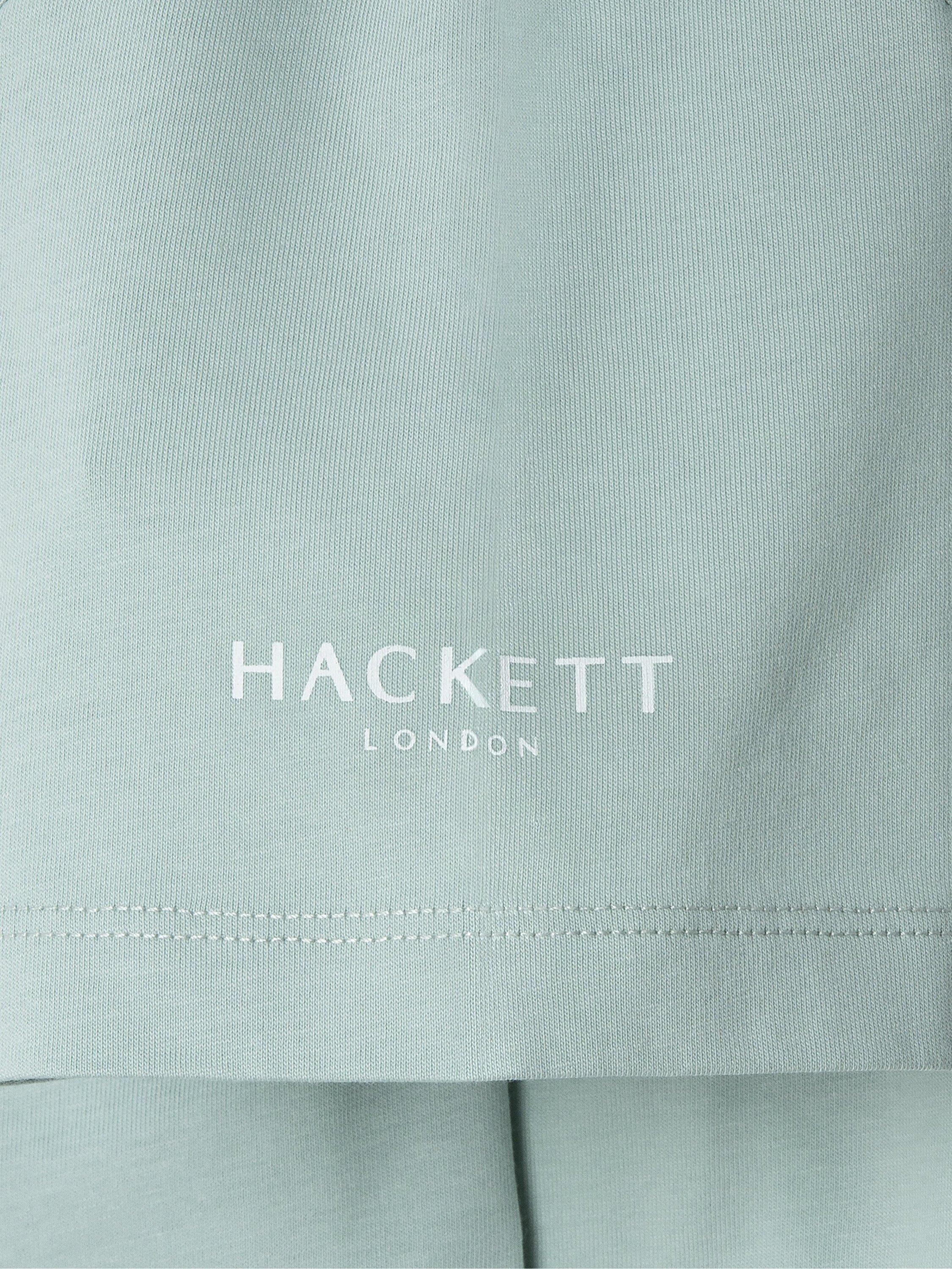 Product image 4 of 4, which shows Hackett London Kids' Cotton Logo T-Shirt, Menthol Green, 2 years