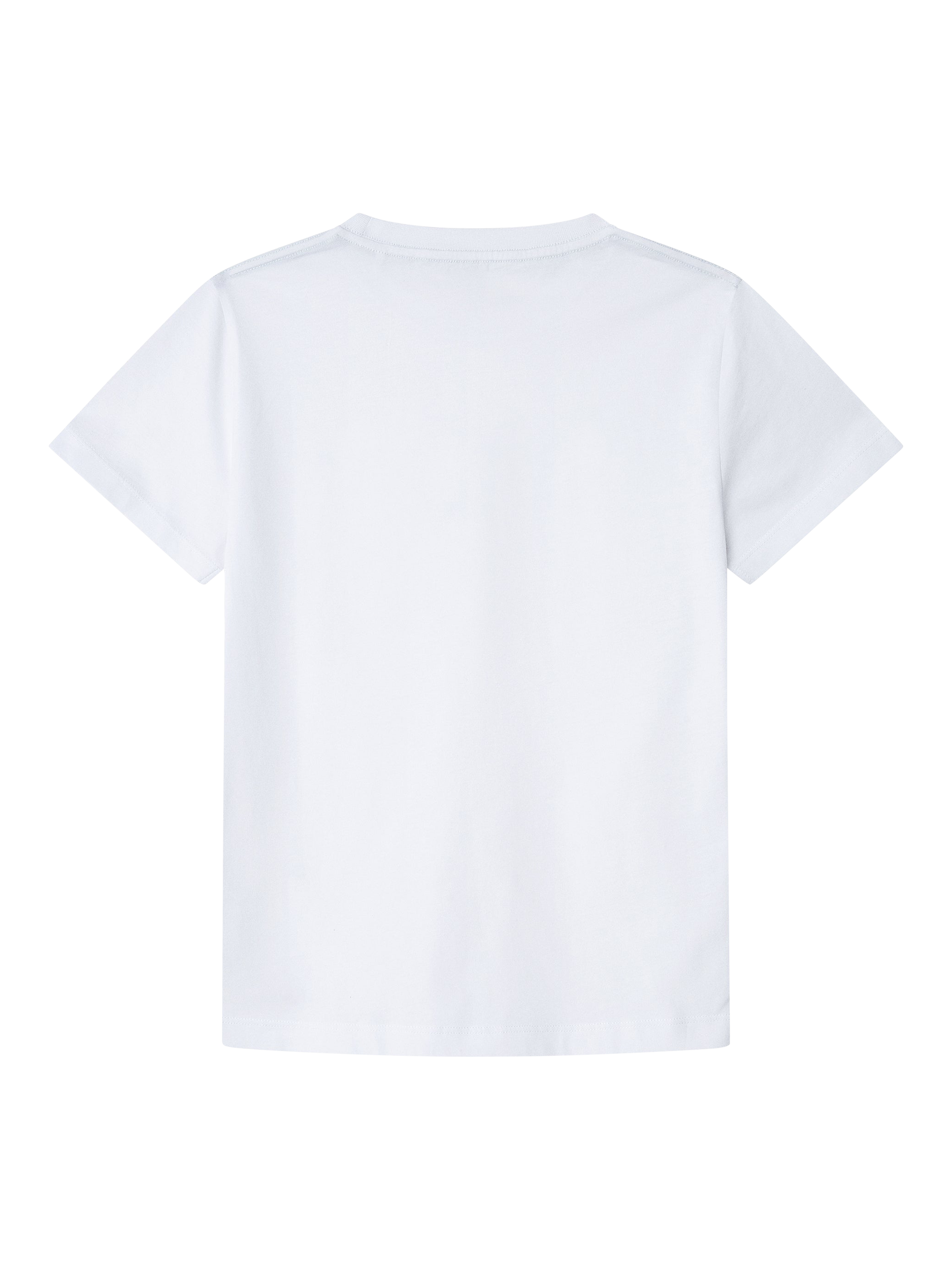 Product image 2 of 4, which shows Hackett London Kids' Cotton Logo Graphic T-Shirt, Optic White, 2 years