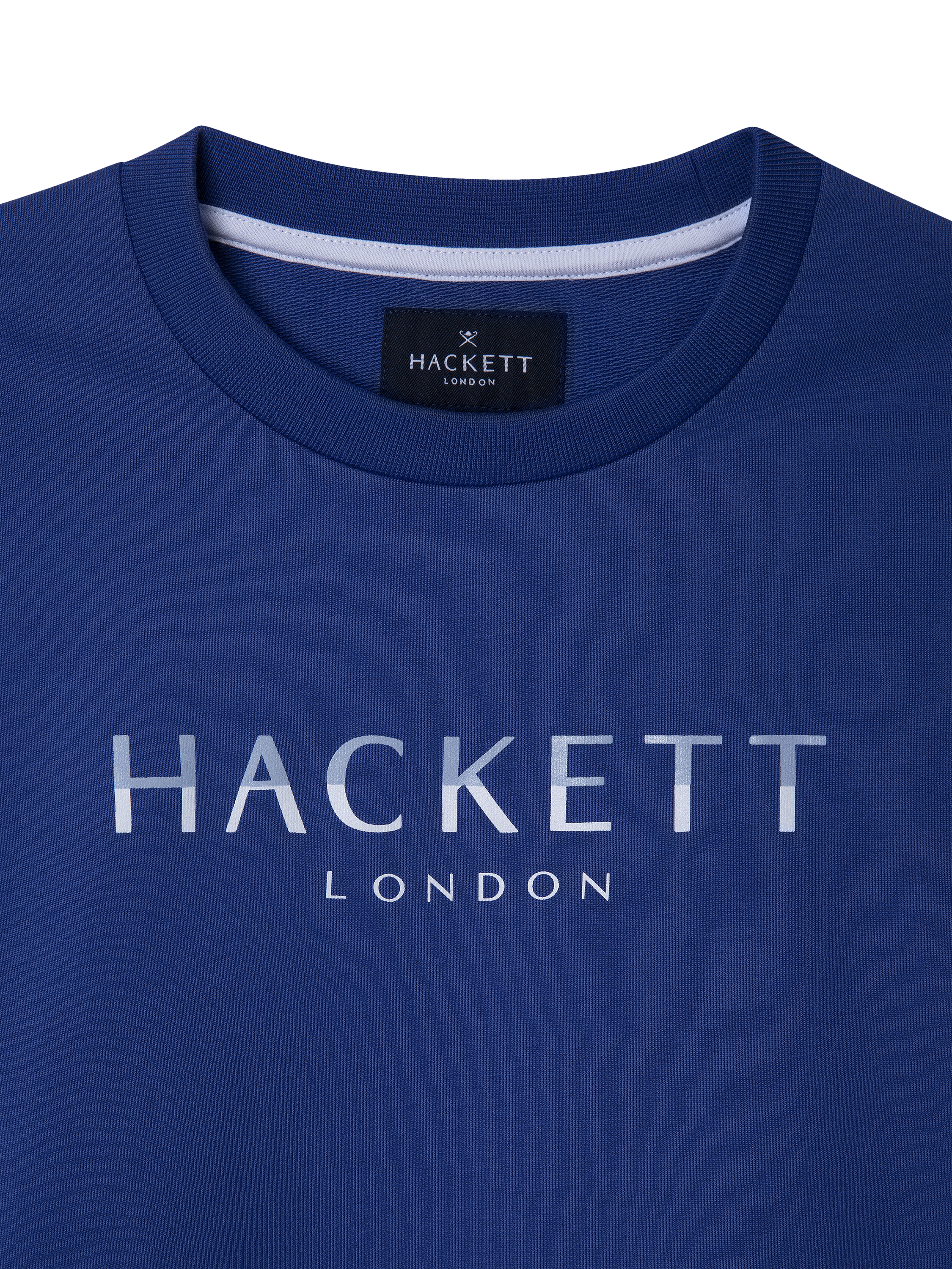 Product image 3 of 4, which shows Hackett London Kids' Cotton Logo Sweatshirt, Klein Blue, 15 years
