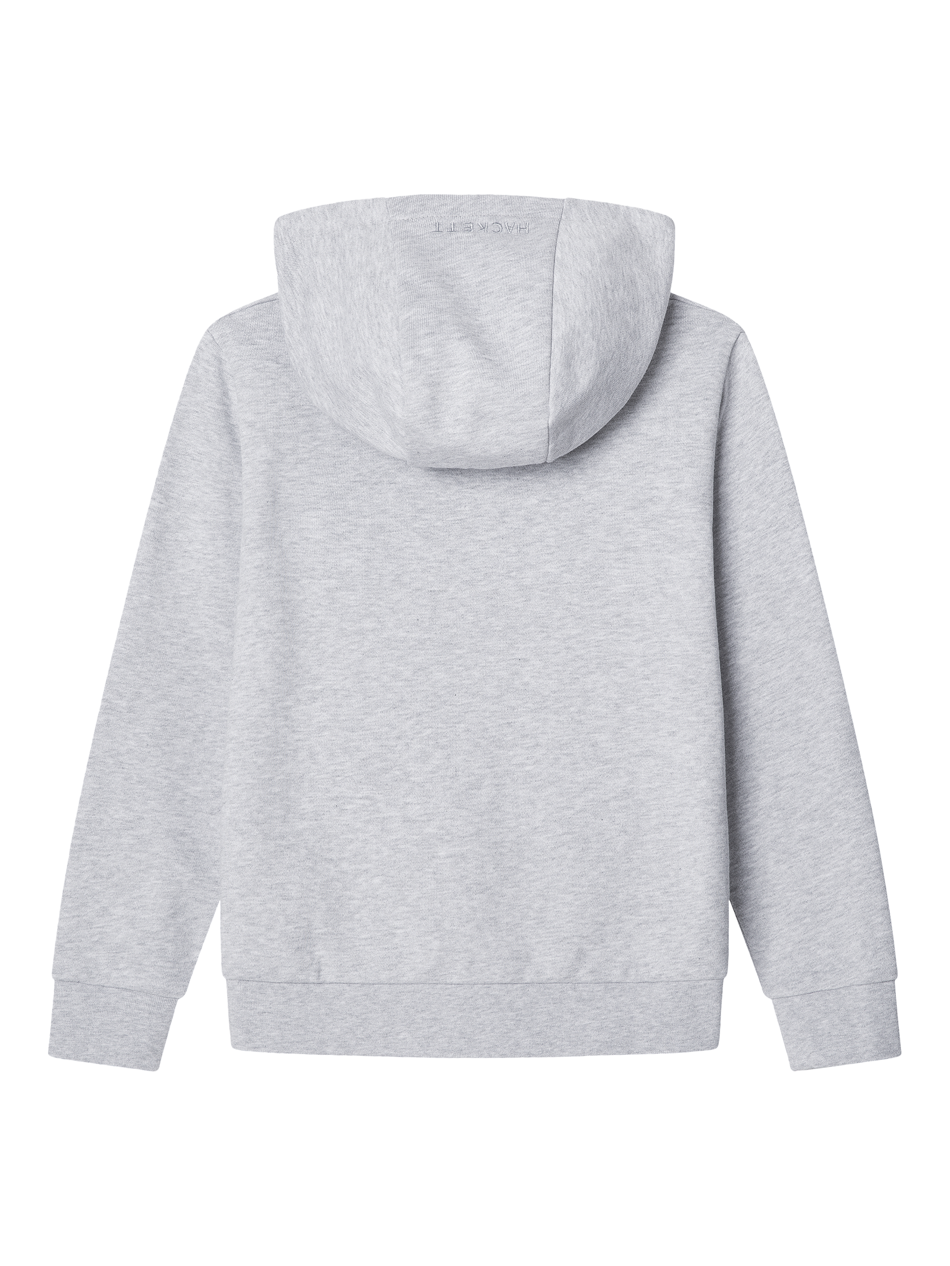 Product image 2 of 4, which shows Hackett London Kids' Sport Cotton Embossed Hoodie, Light Grey, 15 years
