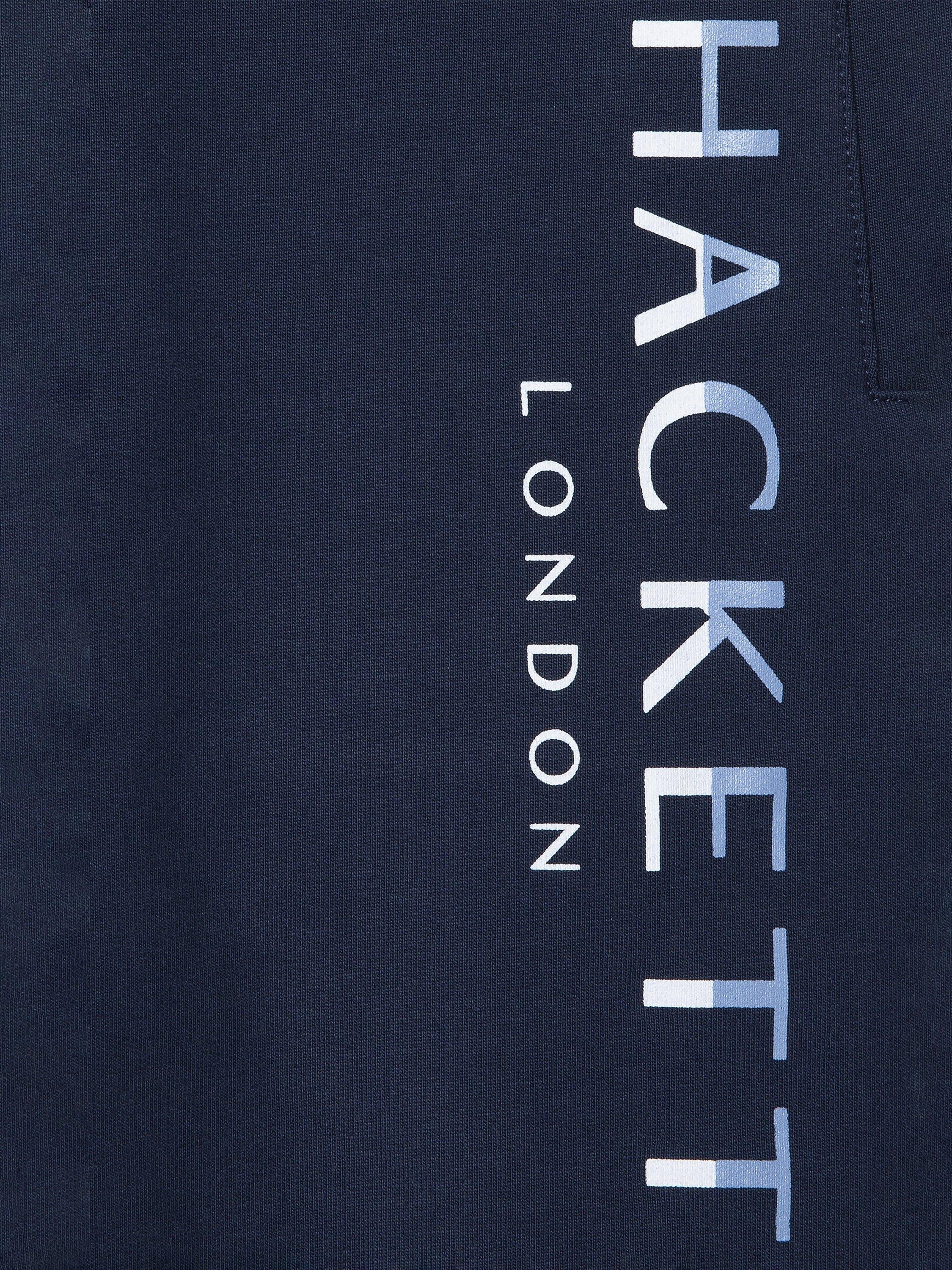 Product image 3 of 4, which shows Hackett London Kids' Cotton Logo Shorts, Ink Blue, 15 years