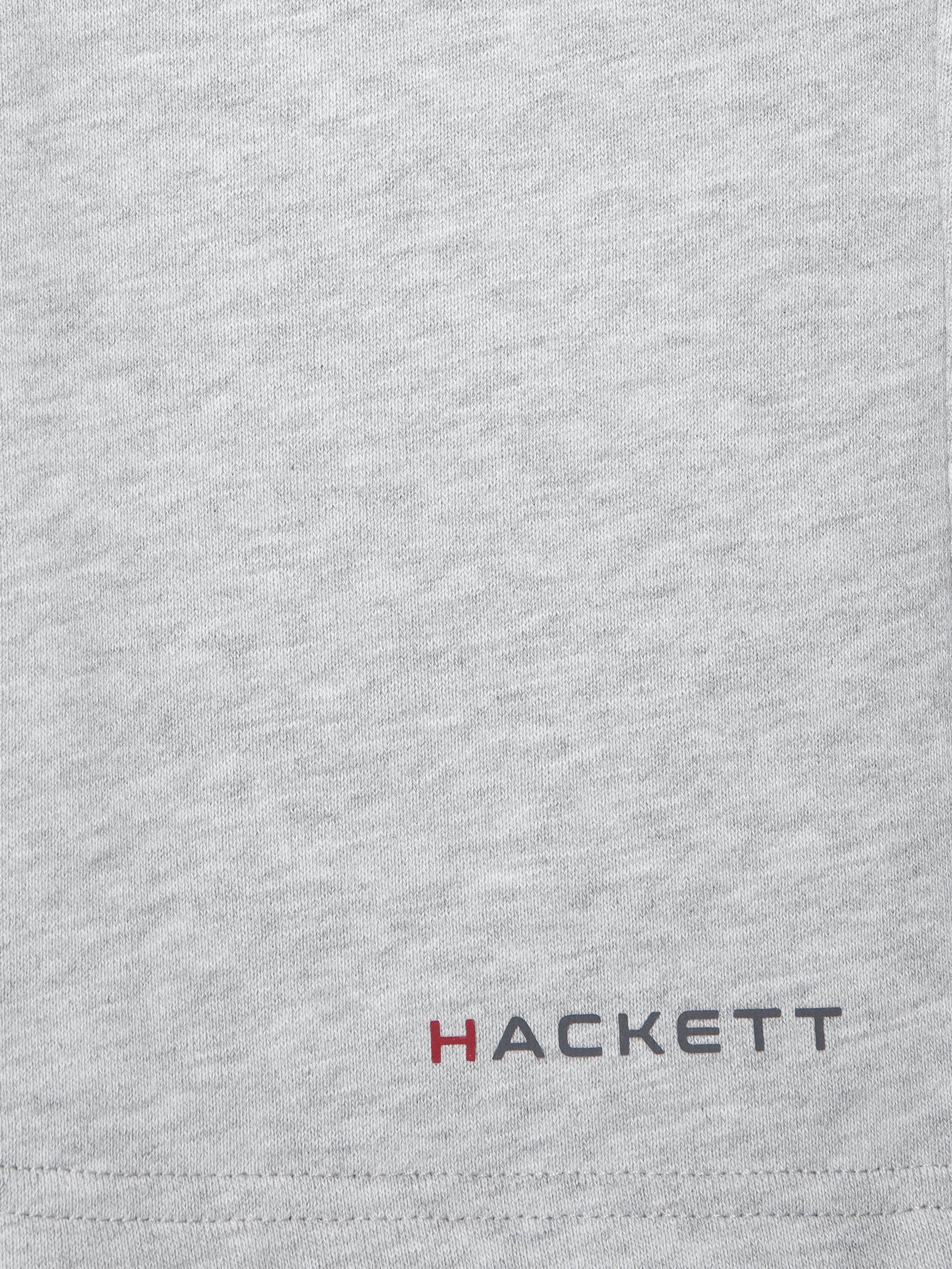 Product image 3 of 4, which shows Hackett London Kids' Cotton Logo Sweat Shorts, Light Grey, 15 years
