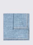 Moss X Bottinelli Silk Dot Pocket Square, Blue
