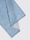 Moss X Bottinelli Silk Dot Pocket Square, Blue