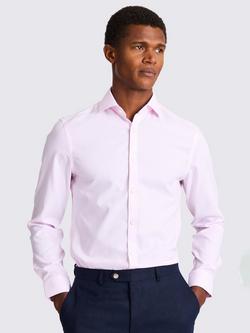 Moss Cotton Non-Iron Slim Fit Oxford Shirt, Mid Pink, Mid Pink