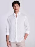 Moss Linen Regular Fit Shirt, White