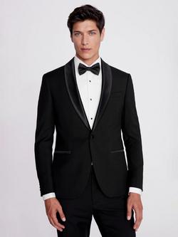 Moss Slim Fit Shawl Lapel Tuxedo Jacket, Black, Black