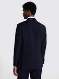 Moss Regular Fit Wool Blend Shawl Lapel Tuxedo Jacket, Black
