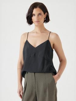 HUSH Strap Cami Top, Black