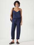 HUSH Strap Cami Top, Navy