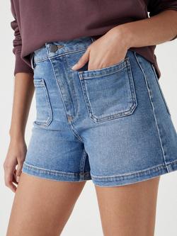 HUSH Rowan Denim Shorts - view 2, Blue
