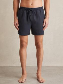 Reiss Cliff Elasticated Swim Shorts, Navy