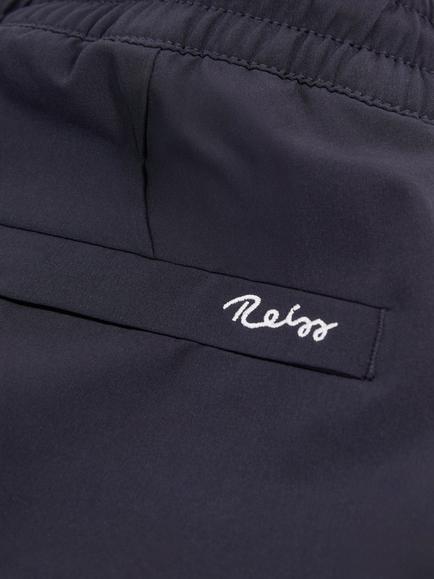 Reiss Cliff Elasticated Swim Shorts - view 2, Navy