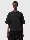 AllSaints Amelie Crochet Back Pure Organic Cotton T-Shirt