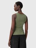 AllSaints Katarina Organic Cotton Rich Tank Top, Grass Green