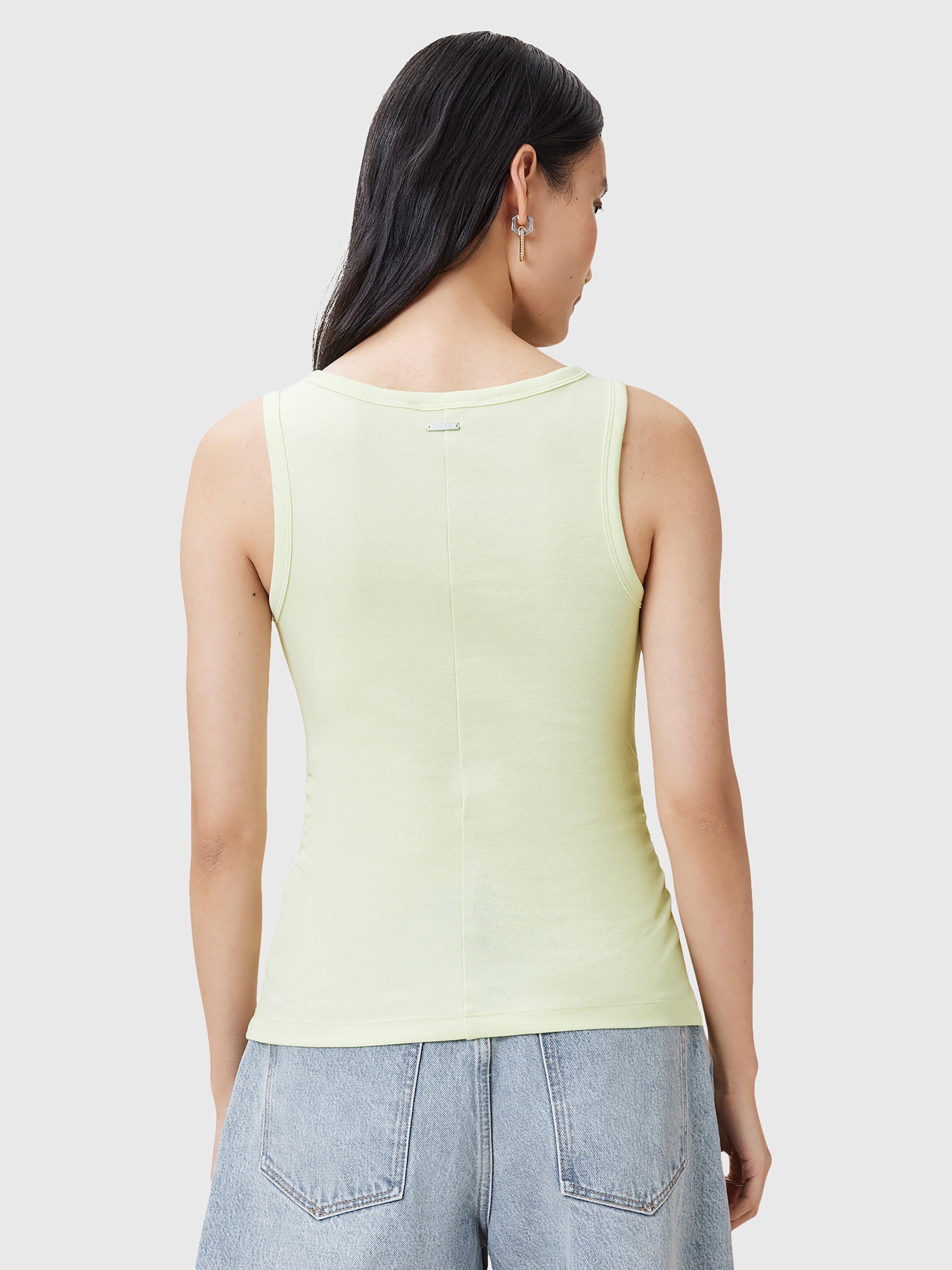 Product image 2 of 8, which shows AllSaints Katarina Tank Top, Jade Green, L