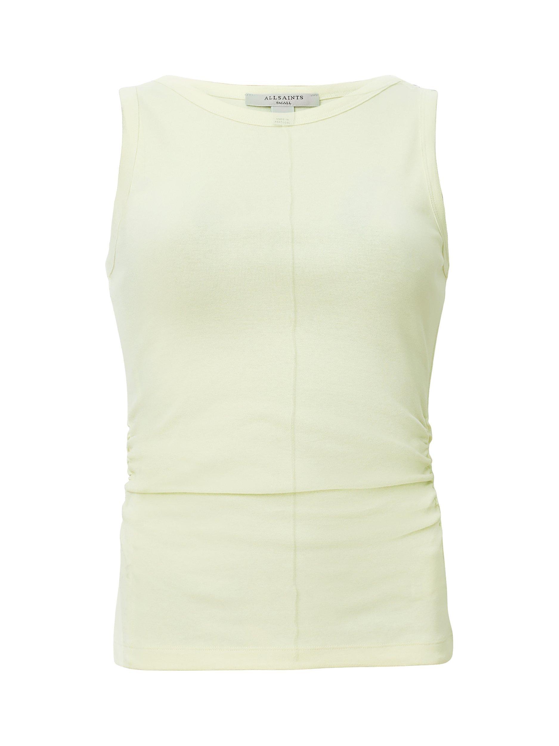 Product image 4 of 8, which shows AllSaints Katarina Tank Top, Jade Green, L