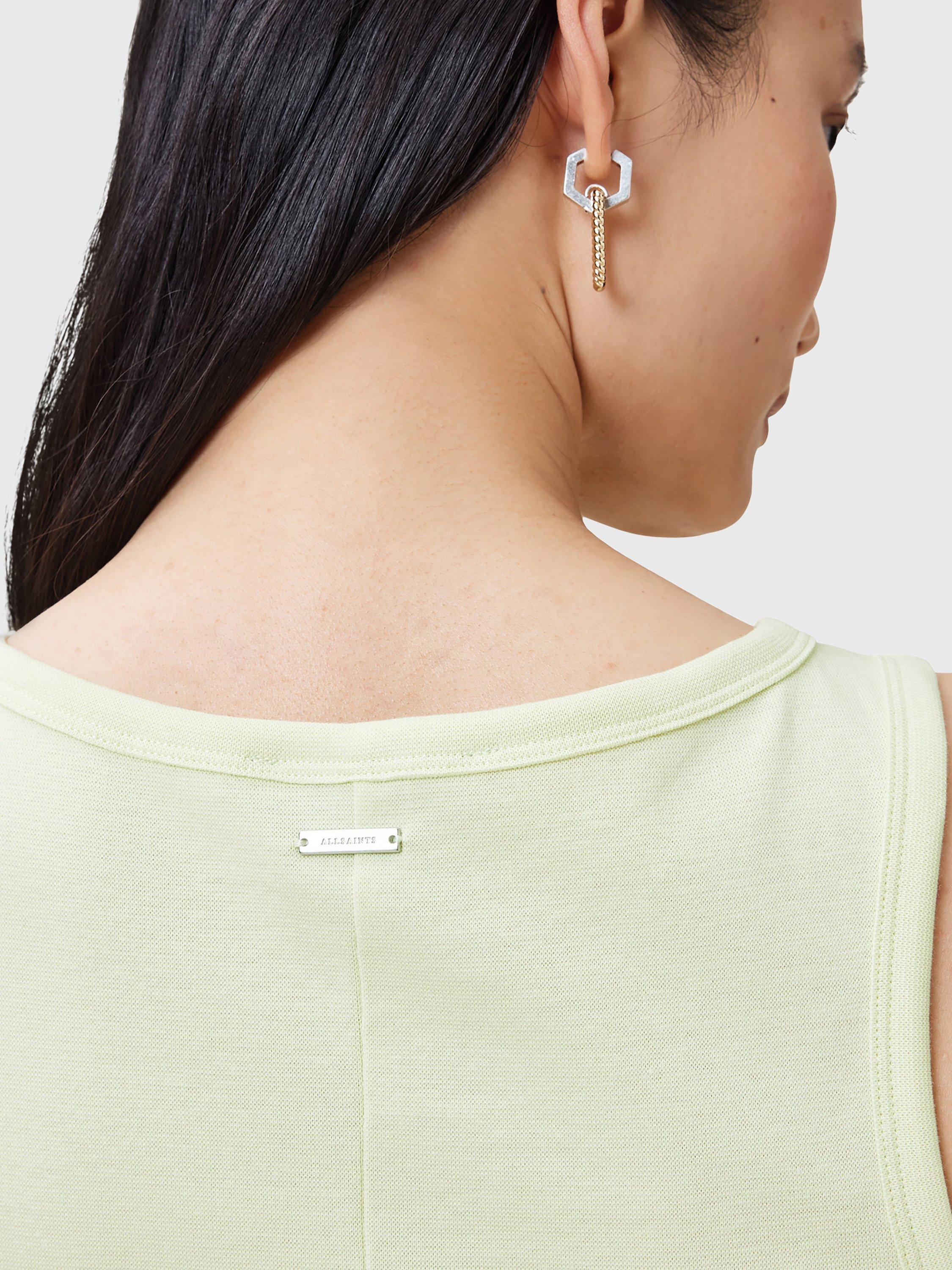 Product image 8 of 8, which shows AllSaints Katarina Tank Top, Jade Green, L