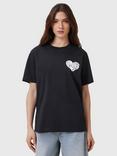 AllSaints Poster Logo Graphic T-Shirt, Black