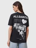 AllSaints Poster Logo Graphic T-Shirt, Black