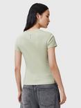 AllSaints Stevie Crew Neck T-Shirt, Jade Green