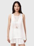 AllSaints Tysh Sleeveless Top, Snow White